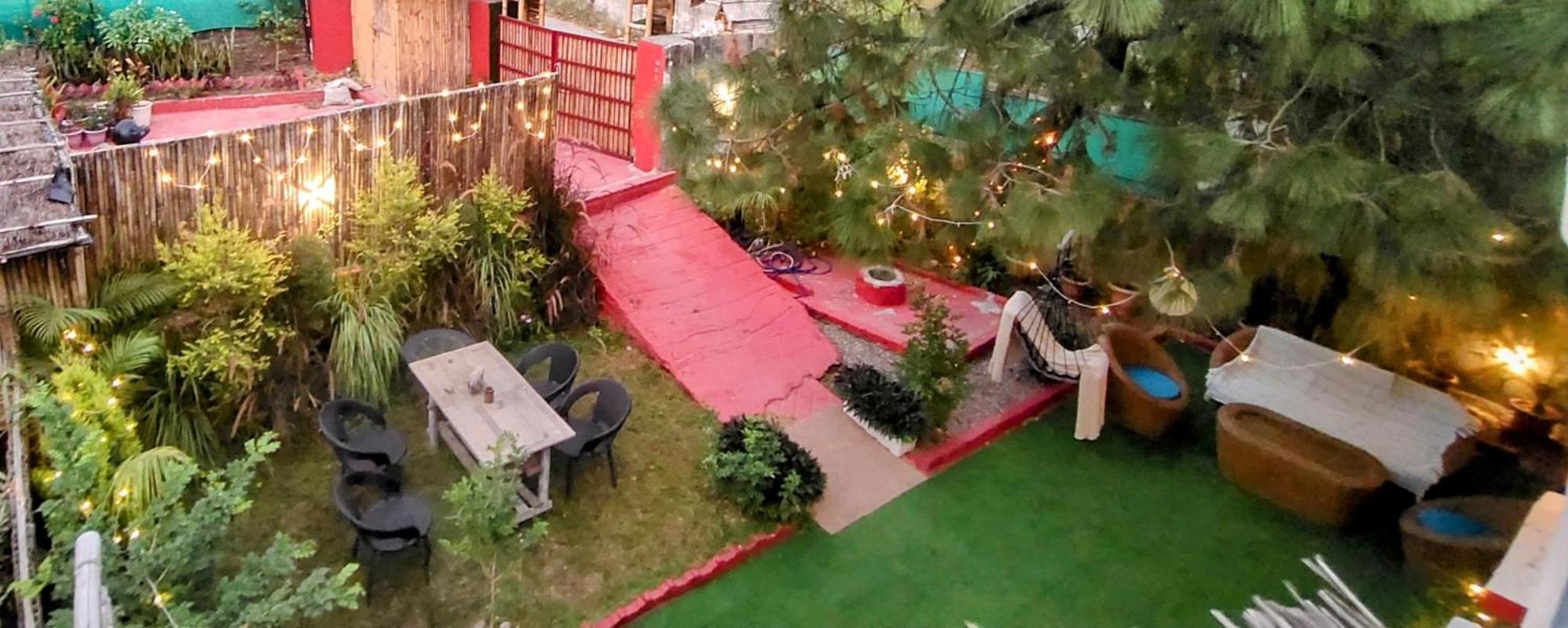 3 Bedroom With Personal Garden, Open Theatre, Bonfire Near Ramjhula